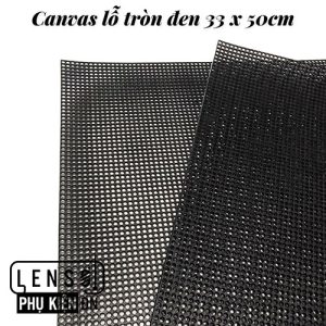 Canvas lỗ tròn đen size 33x55