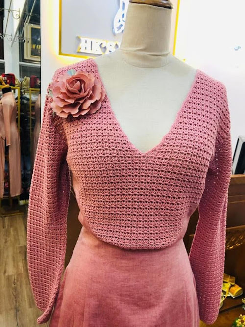 Ung dung lace cotton 2
