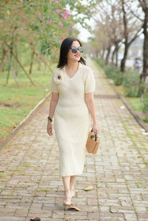 Ung dung lace cotton