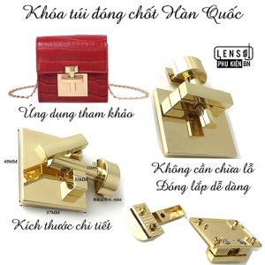 Khóa đóng chốt Hàn Quốc - Cái