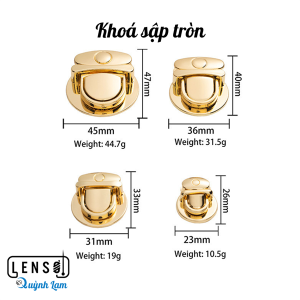 Khoá sập tròn 31 x 33mm