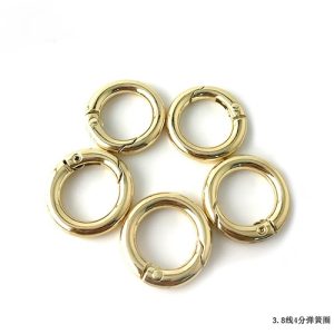 Khoen tròn mở, móc khoá tròn mở cao cấp - Cặp - 2 cái
