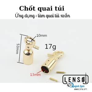 Chốt quai làm quai túi