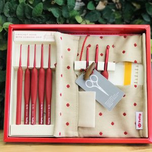 Bộ kim móc Tulip Etimo Red ( Tulip đỏ) chính hãng của Nhật