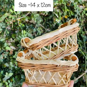 Rổ tre oval / chữ nhật xuất khẩu dễ thương