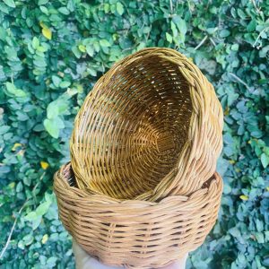 Rổ tre tròn kín siêu xinh
