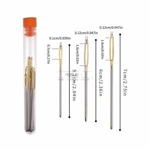 Kim khâu len các loại - Len sợi Quỳnh Lam - Hộp 12 cây