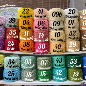 Sợi cotton Macrame 2mm