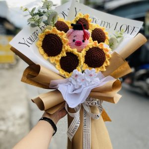 Hoa len hướng dương tốt nghiệp
