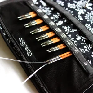 Bộ kim đan Chiaogoo Small 4" - ChiaoGoo SPIN 4-Inch Bamboo Interchangeable Knitting Needles - Small Set